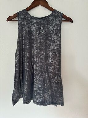 all in motion Black Mineral-Wash Sleeveless Tank